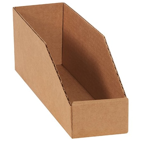 Bsc Preferred 3 x 12 x 4-1/2'' Kraft Bin Boxes, 50PK BUY00087620